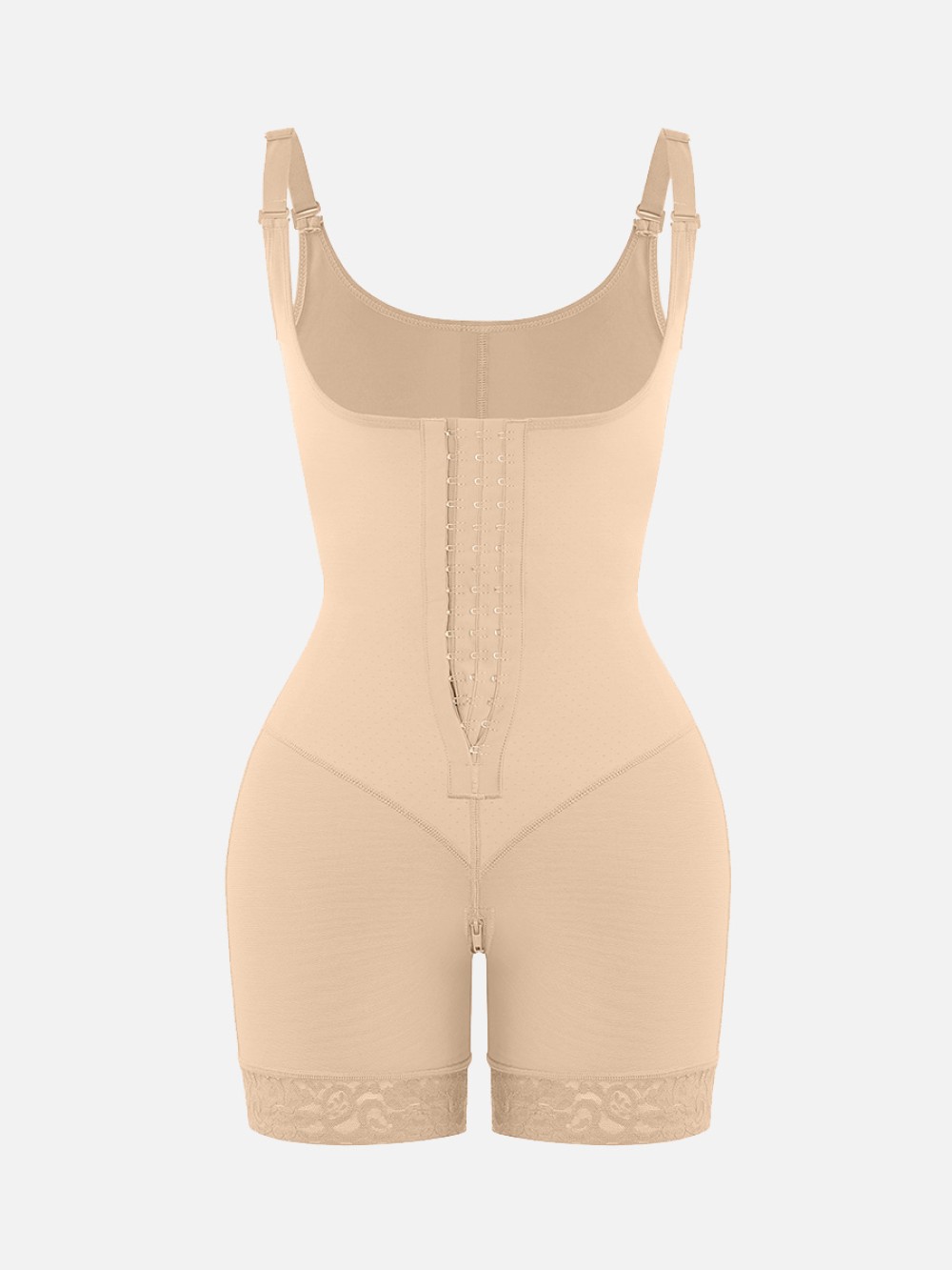 Open Bust Tummy Control Firm Compression Shapewear