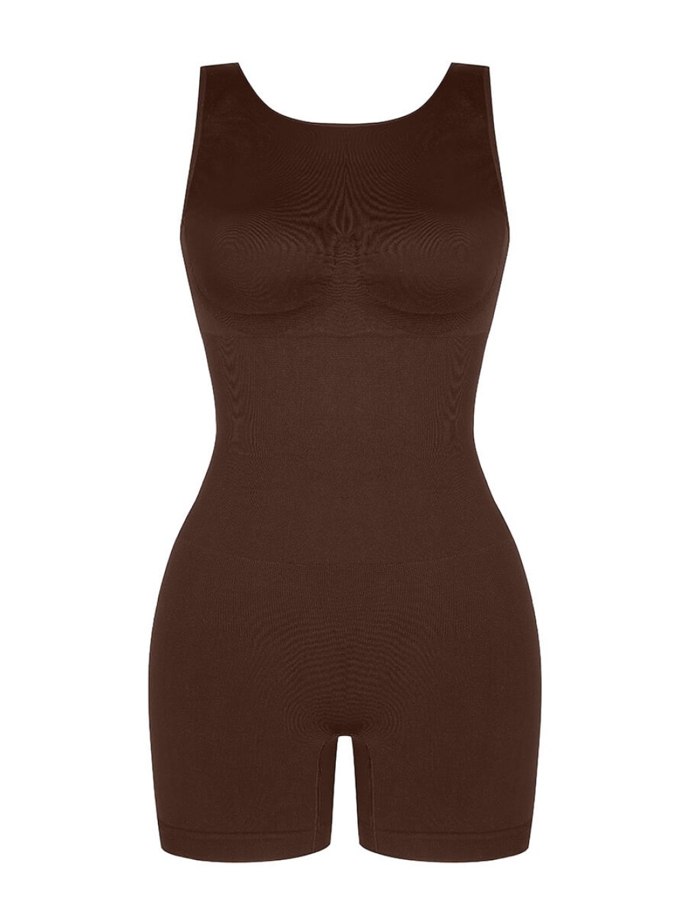 Seamless Round Neck Sexy U Back Shape Shapewear with Removable Cups