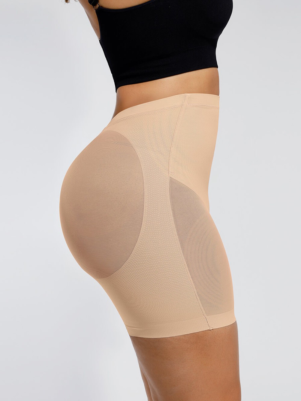 New Tummy Slimming Leg Back Low Waist Fitted Mesh Body Butt Lifter