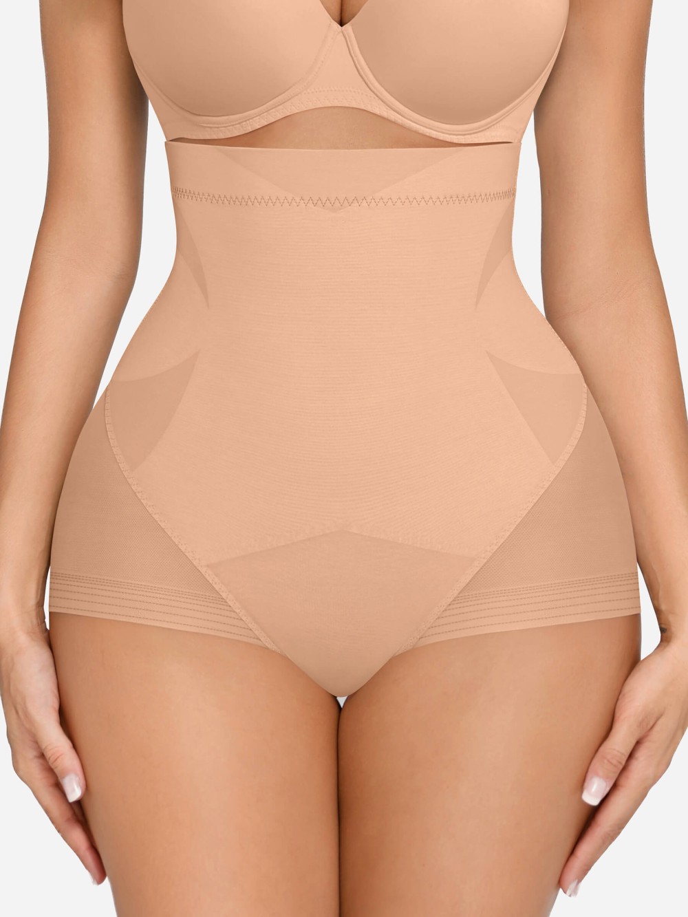 High-Waisted Tummy Control Butt Lifting Shaping Brief