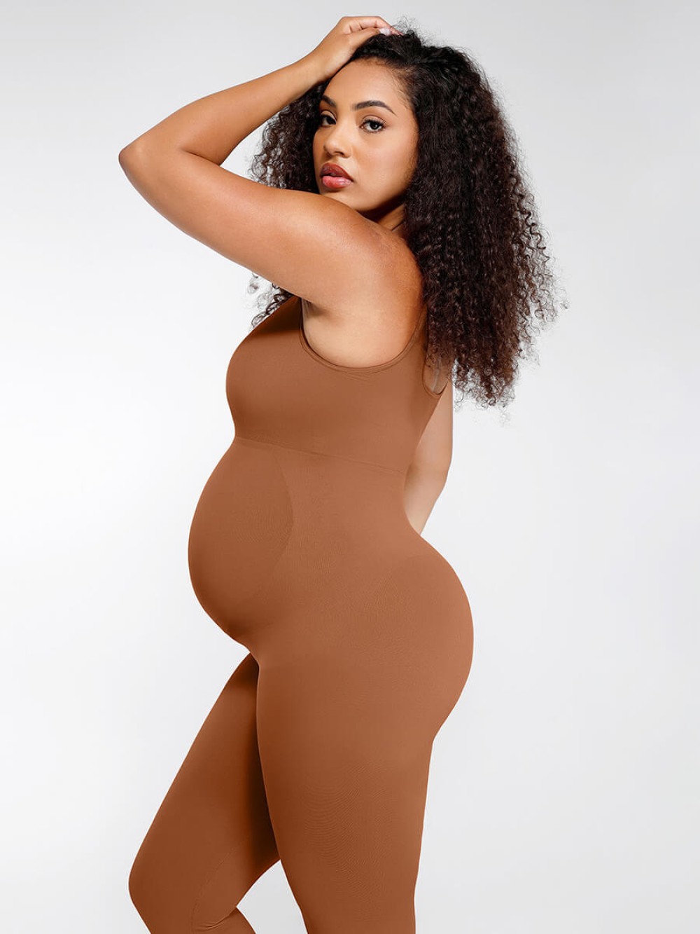 Seamless Eco-friendly🌿 Back Lifting Maternity Catsuit Jumpsuit