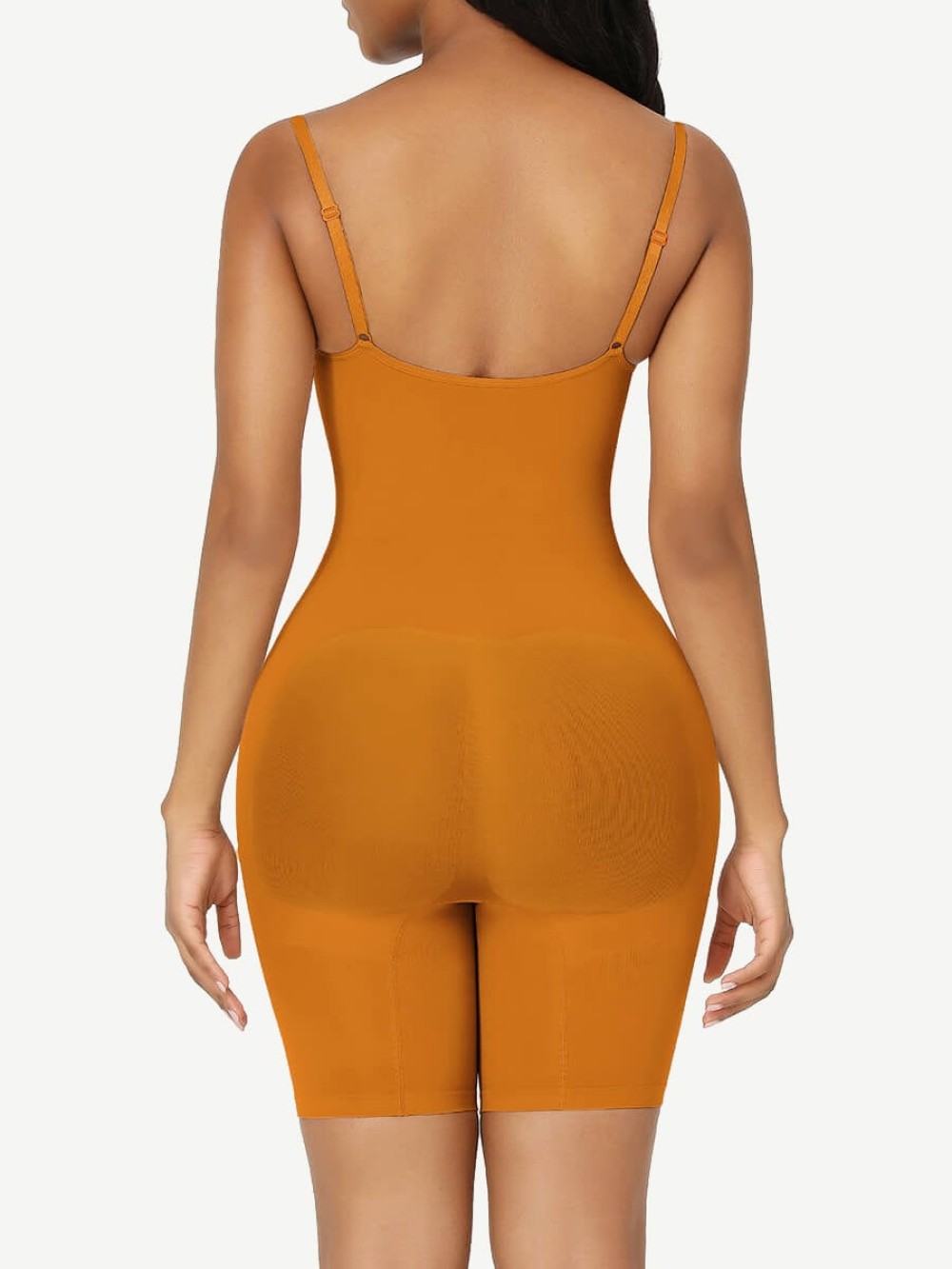Yellow Seamless Body Shaper Butt Lifter Shapewear