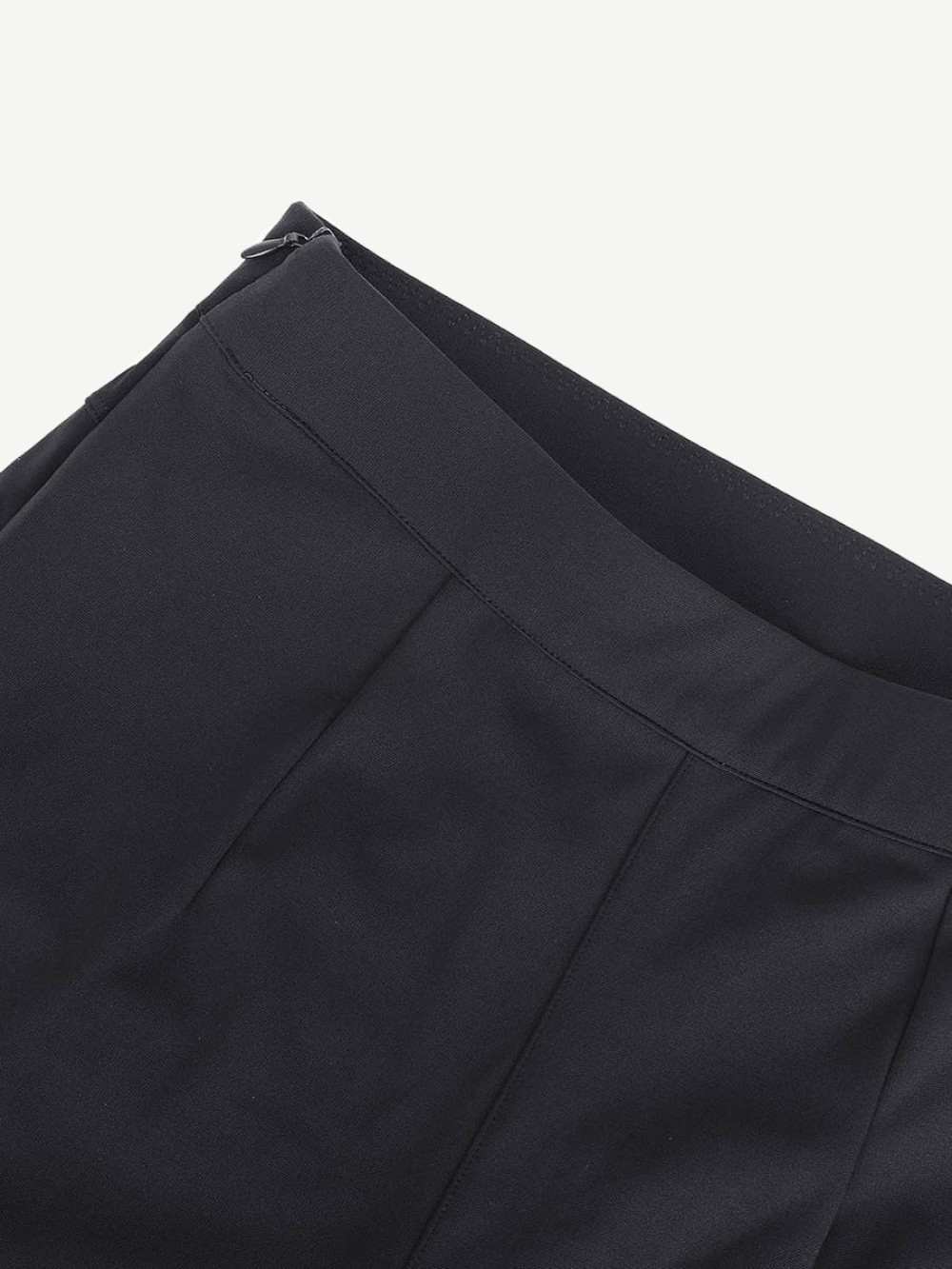 Fashion Waist Trimming Straight-leg pants with Built-in Shaping Shorts