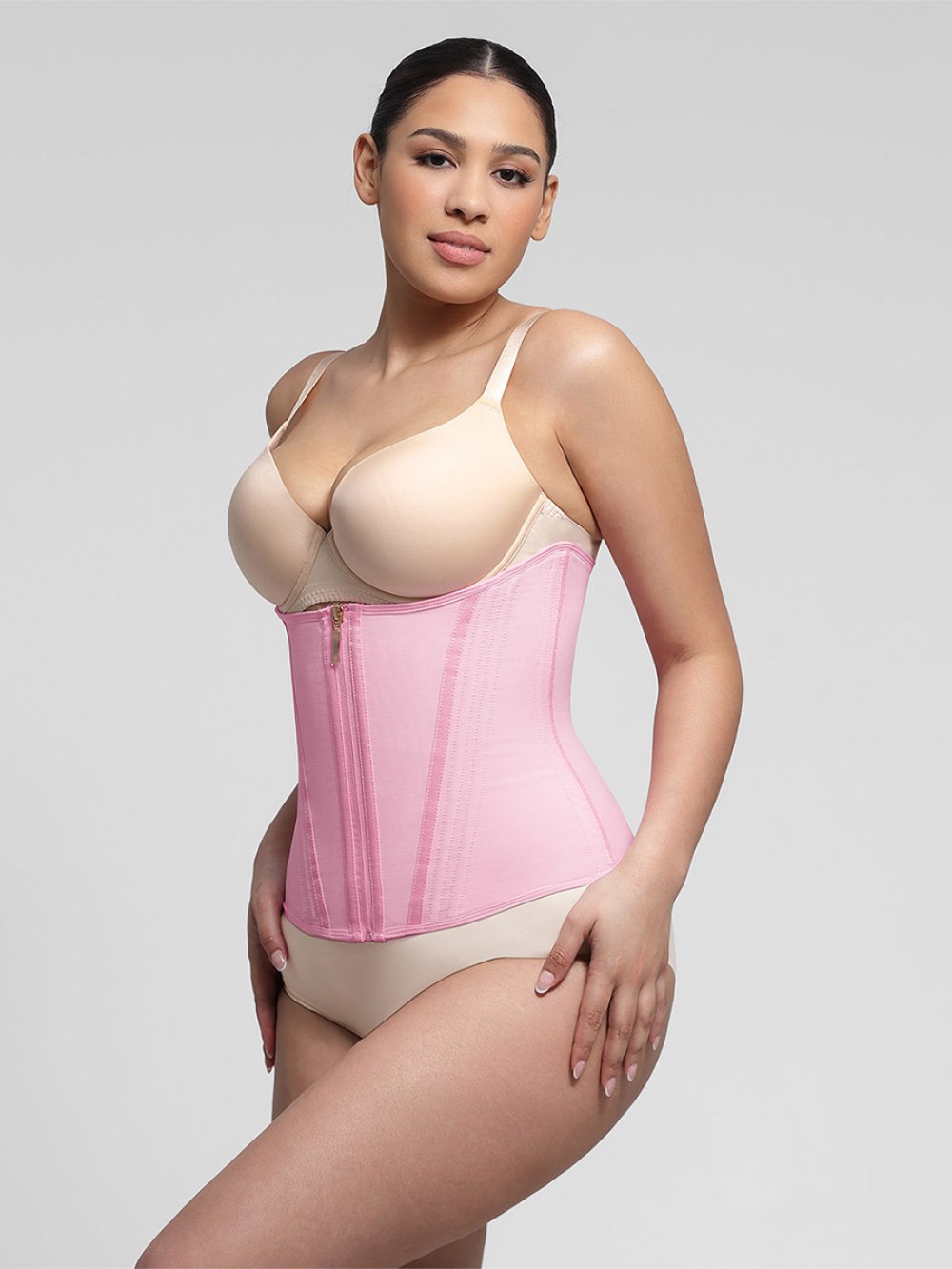 High Compression 15 Built-in Steel Bone Tummy Control Waist Trainer