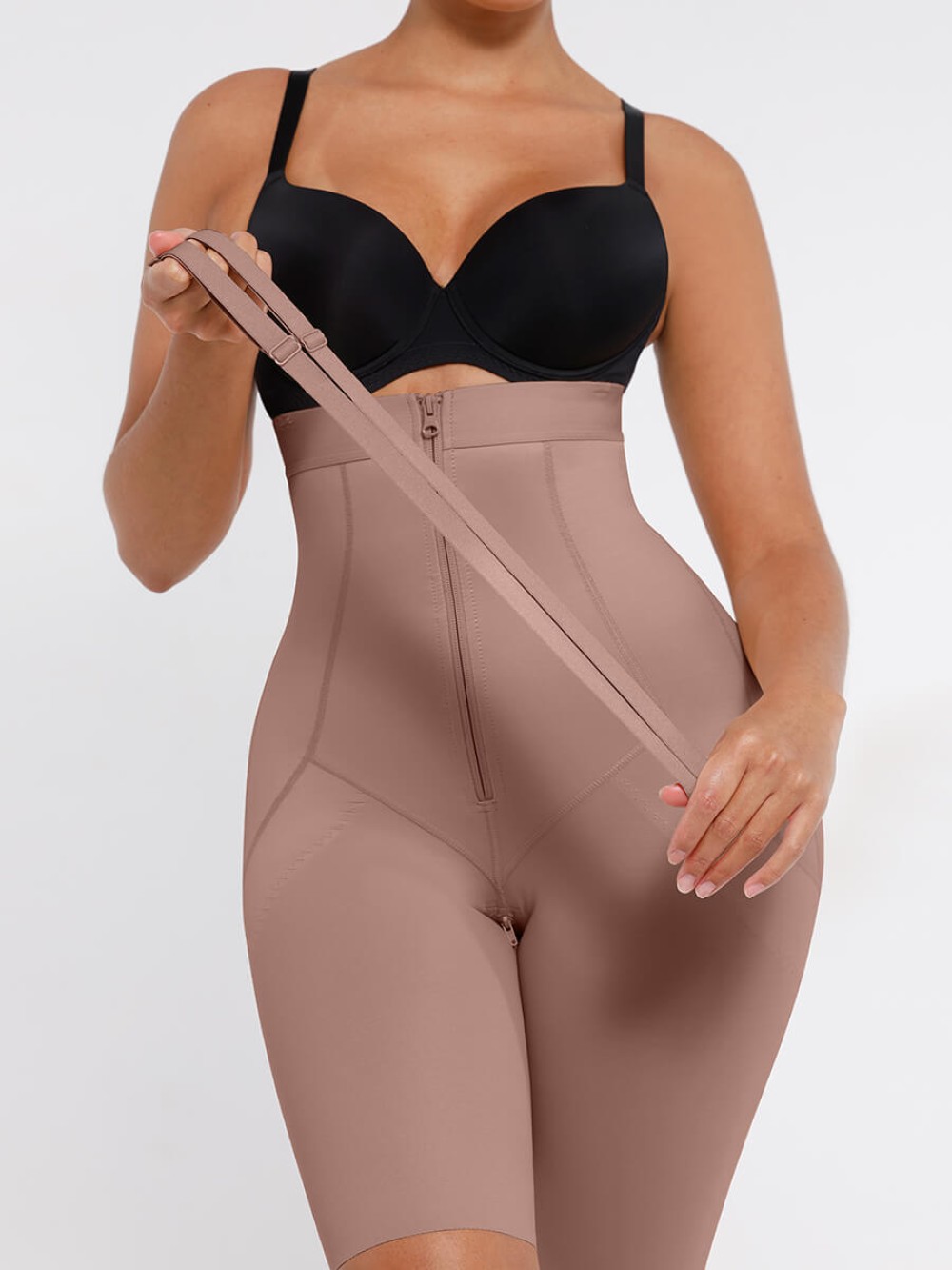 Fashion Body Shaper clips inside for post-operative wear