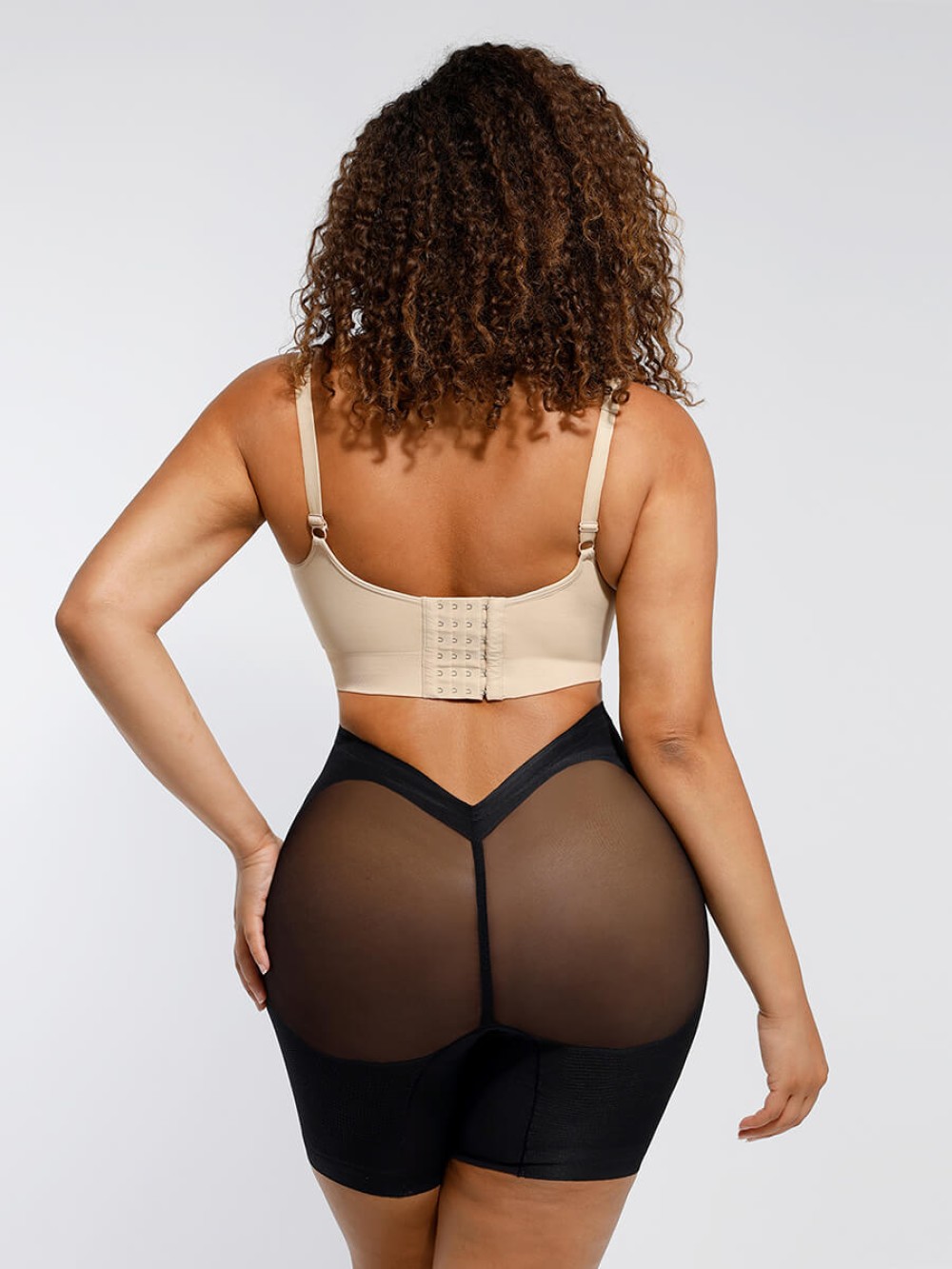 New Tummy Slimming Low Waist Fitted Mesh Body Butt Lifter