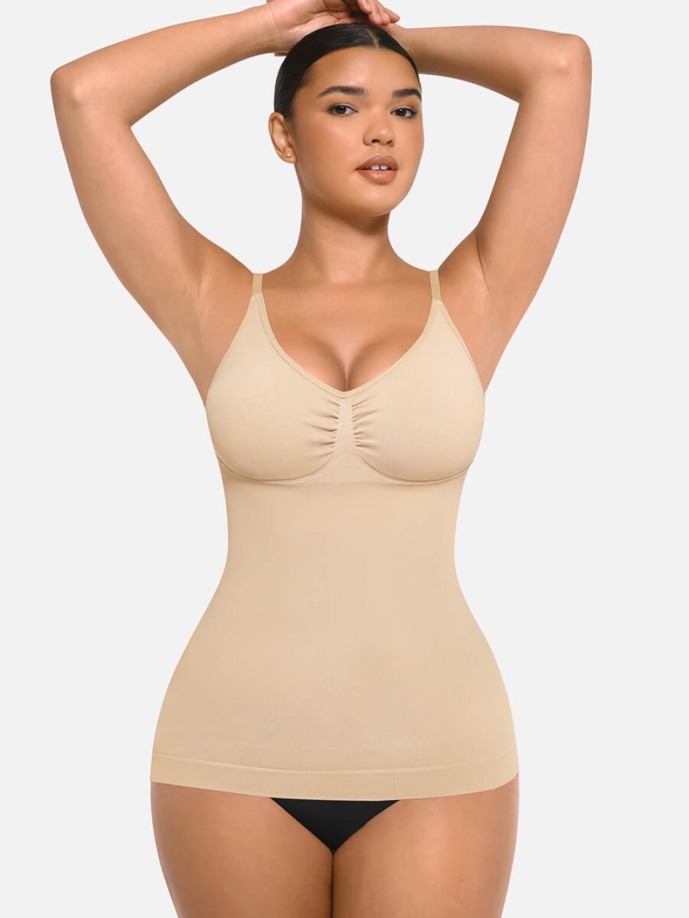 Seamless Bust Support Waist and Abdomen Control Shape Tank Top for Women