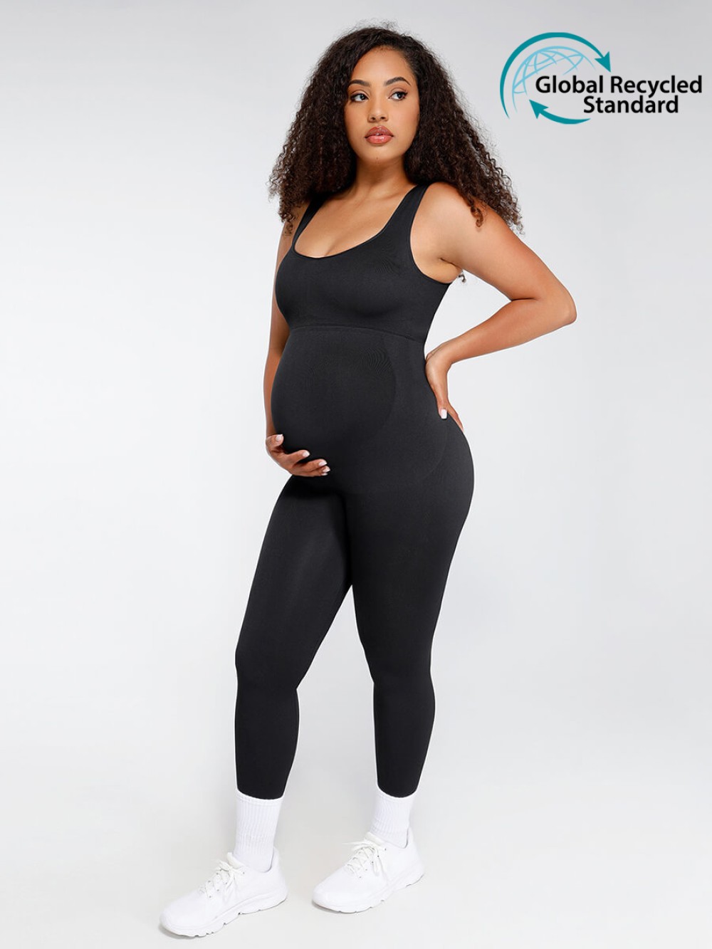 Seamless Eco-friendly🌿 Back Lifting Abdominal Supports Maternity Catsuit Jumpsuit