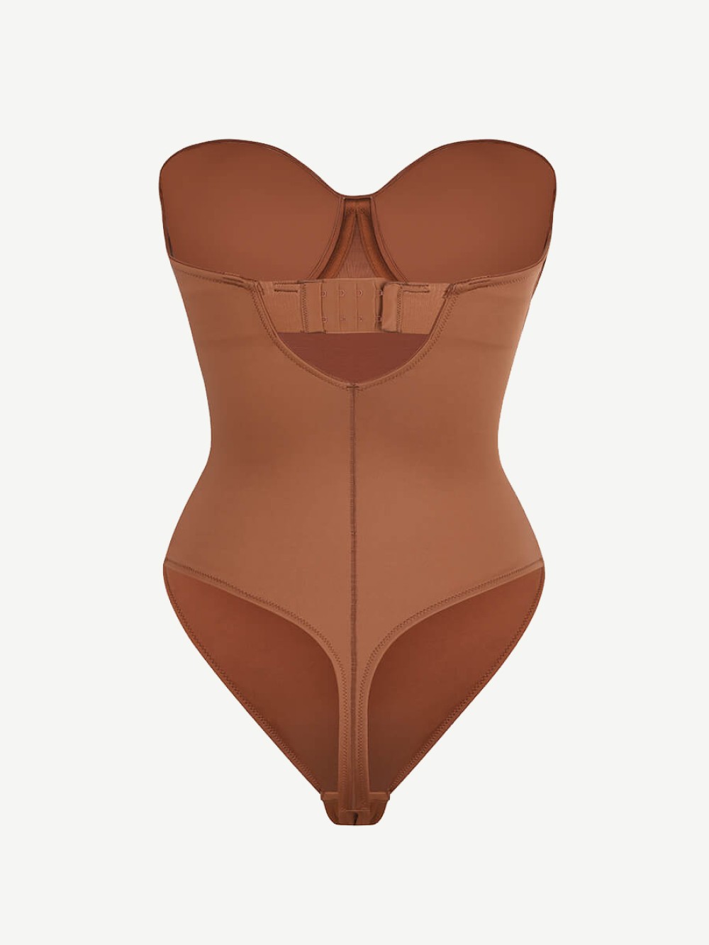 Underwire Strap Removable Waist And Abdomen Shaping Thong Bodysuit