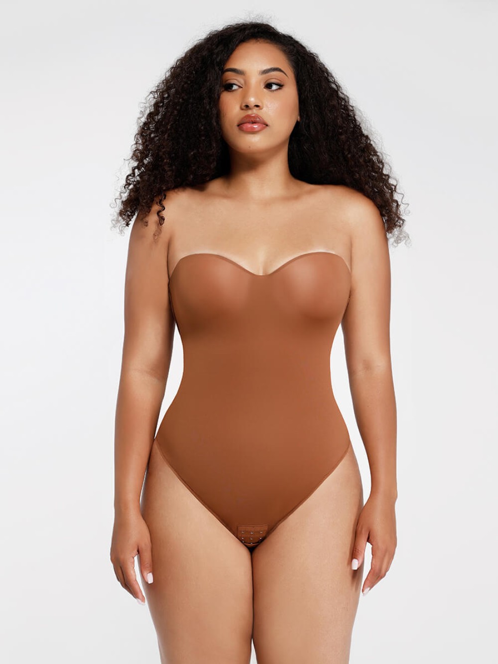 Underwire Strap Removable Waist And Abdomen Shaping Thong Bodysuit