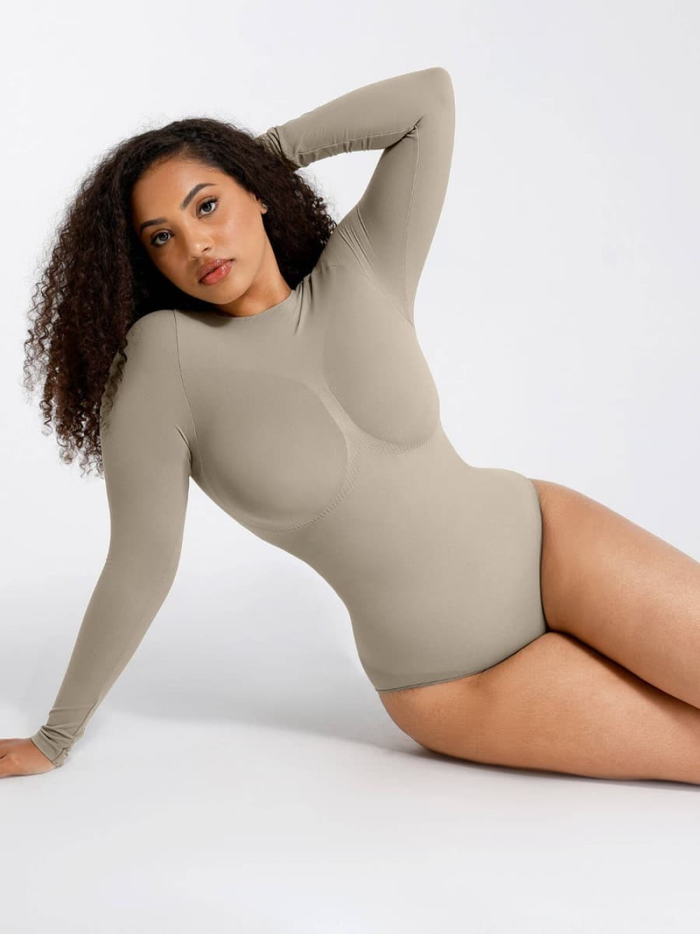 Seamless Bust Support Waist Cinching Tummy Control Shapewear Bodysuit