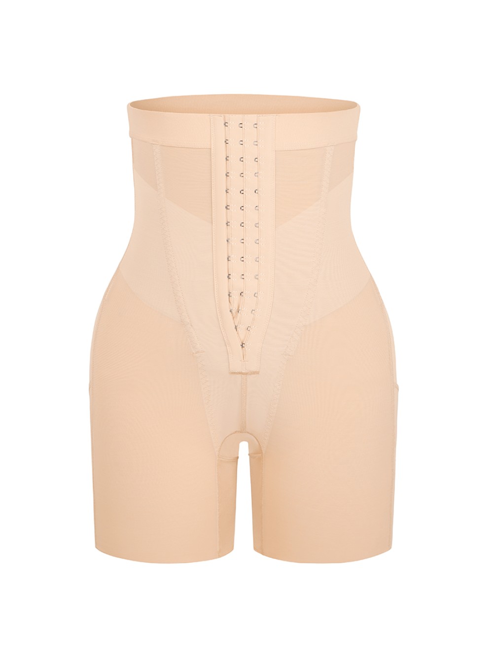 High-Waisted Shaping Briefs Breathable Mesh Waist & Abdomen Control Butt Lifter