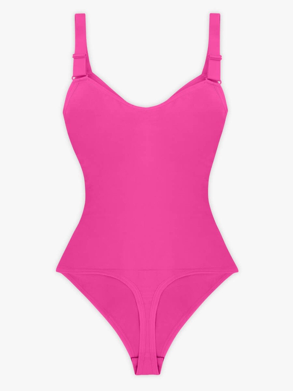 Seamless Sweetheart Neck Chest Support Tummy Control Zipper Bodysuit