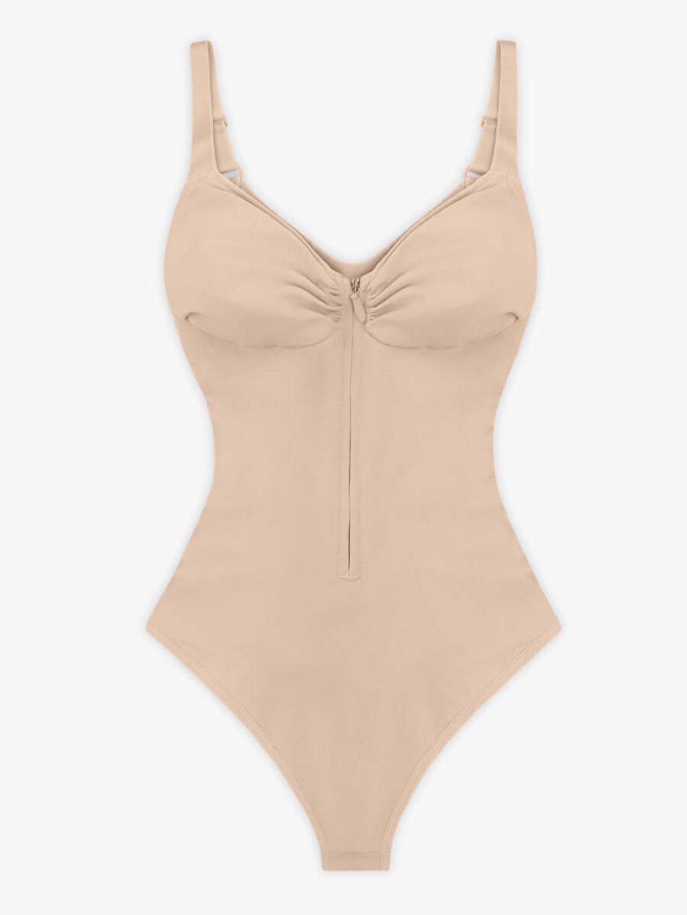 Seamless Sweetheart Neck Chest Support Tummy Control Bodysuit