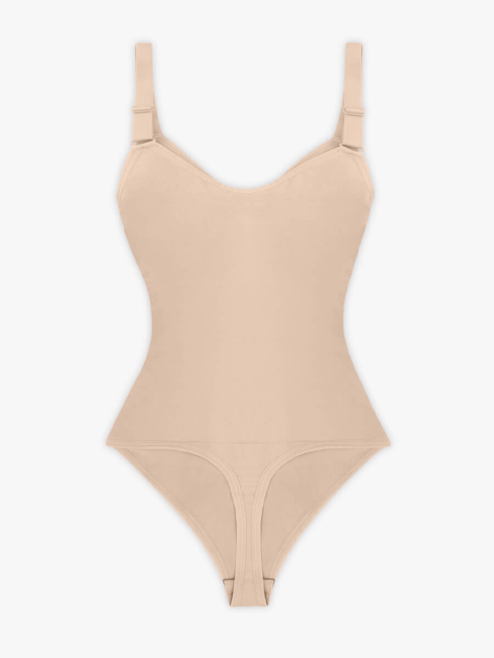 Seamless Sweetheart Neck Chest Support Tummy Control Bodysuit