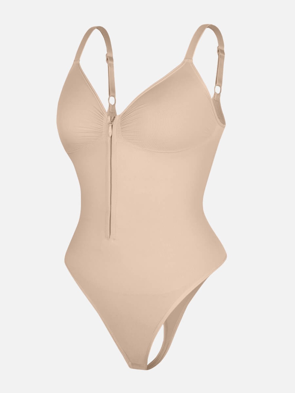 Seamless Sweetheart Neck Chest Support Tummy Control Bodysuit