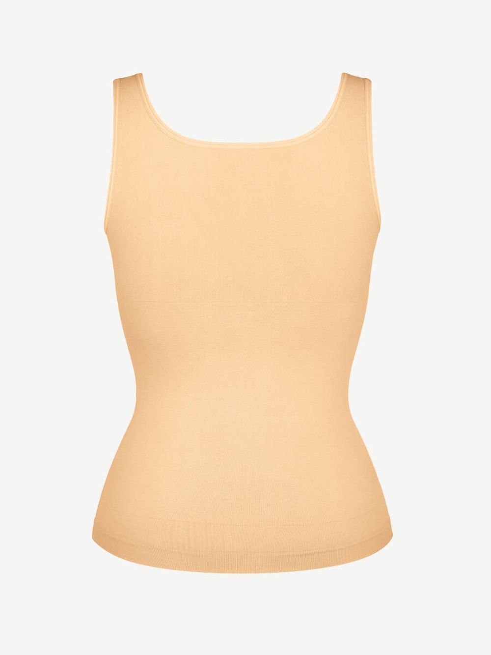 Seamless Diamond Neck Wide Straps Support Chest Waist Abdomen Shaping Tank Top
