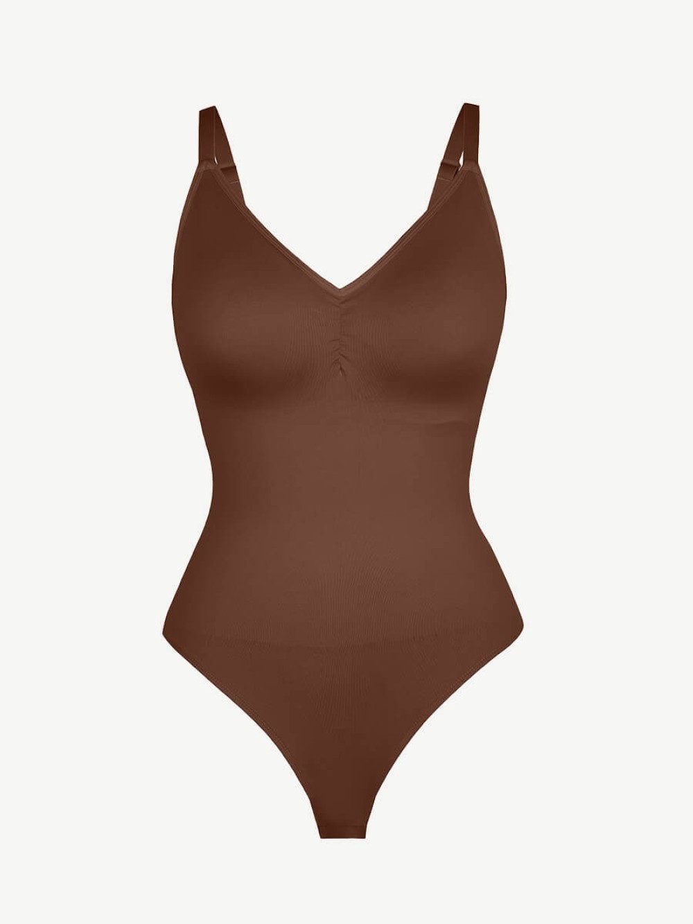 Wholesale Seamless Built-in Bra Waist and Tummy Control Thong Bodysuit