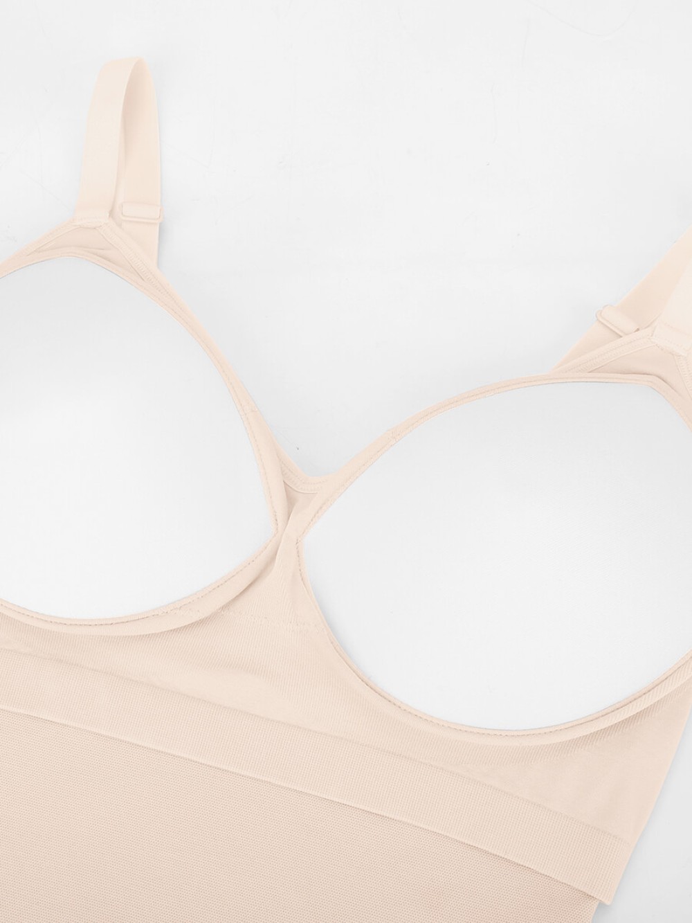 Built-in Bra Waist and Tummy Control Thong Bodysuit