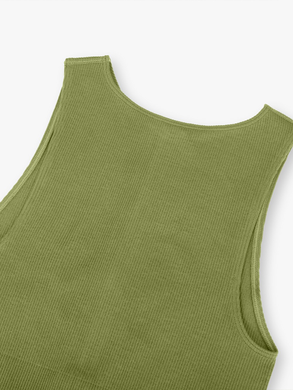 Seamless Ribbed Zip Front Sleeveless Briefs Bodysuit for Women