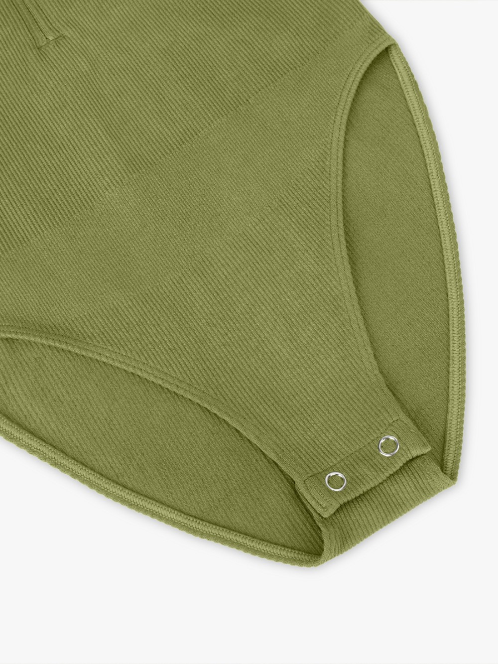 Seamless Ribbed Zip Front Sleeveless Briefs Bodysuit for Women