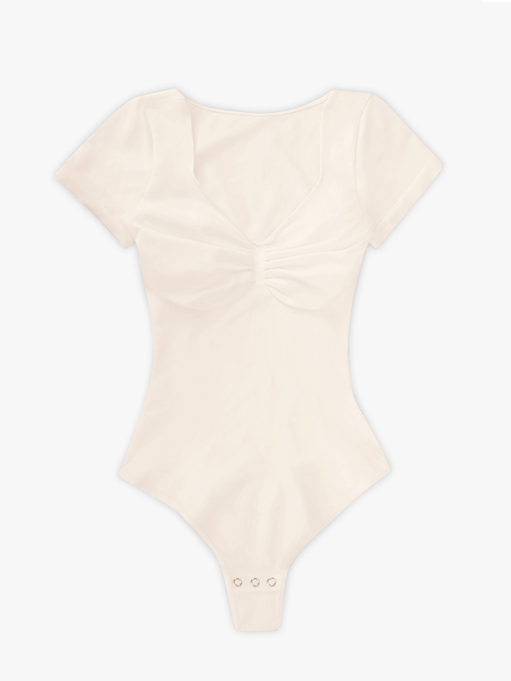 Women Seamless Bust Support Waist & Abdomen Shaping Thong Bodysuit