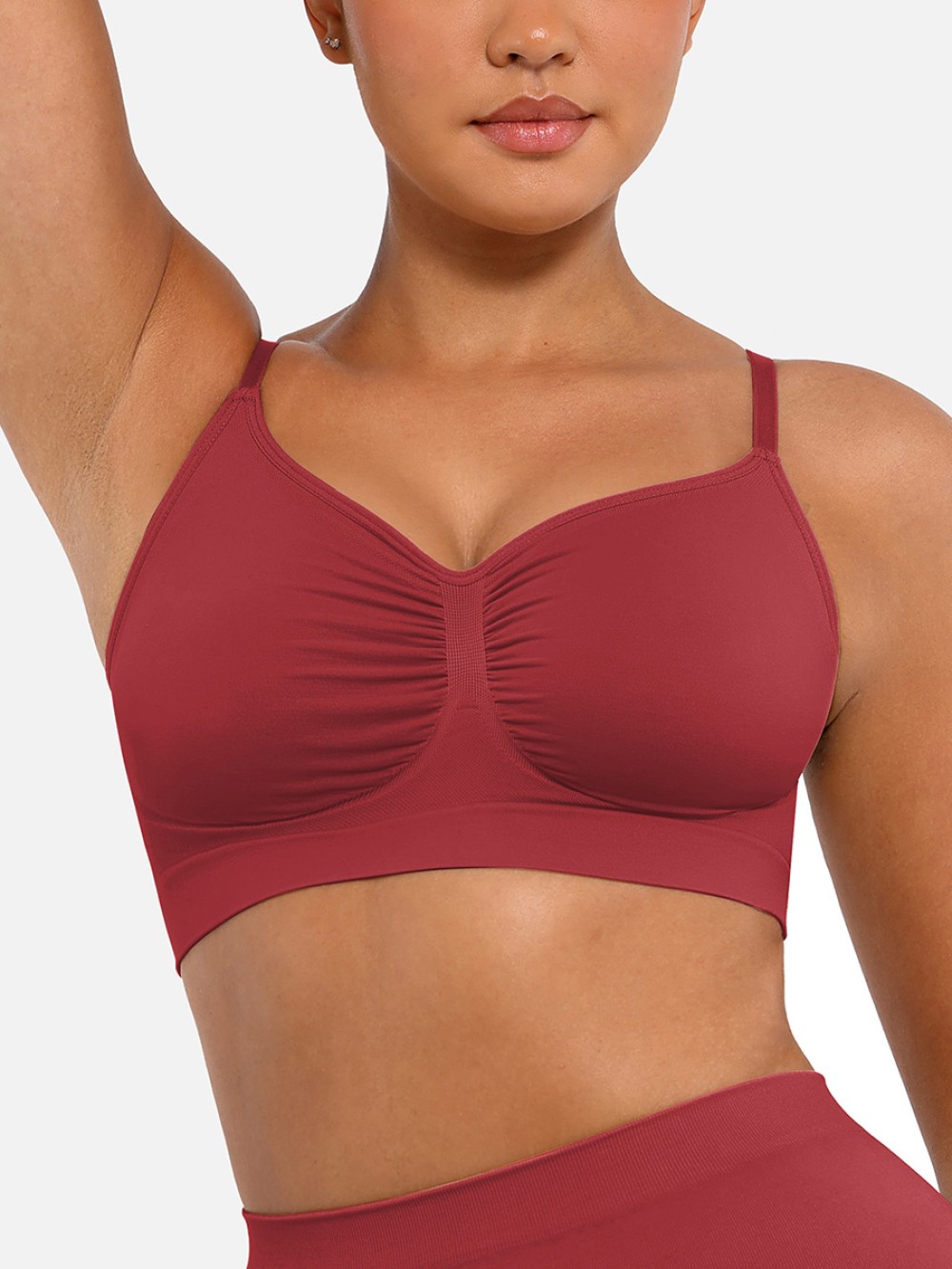 Fashion Wireless Supportive Shaping Bra with Adjustable Straps for Women