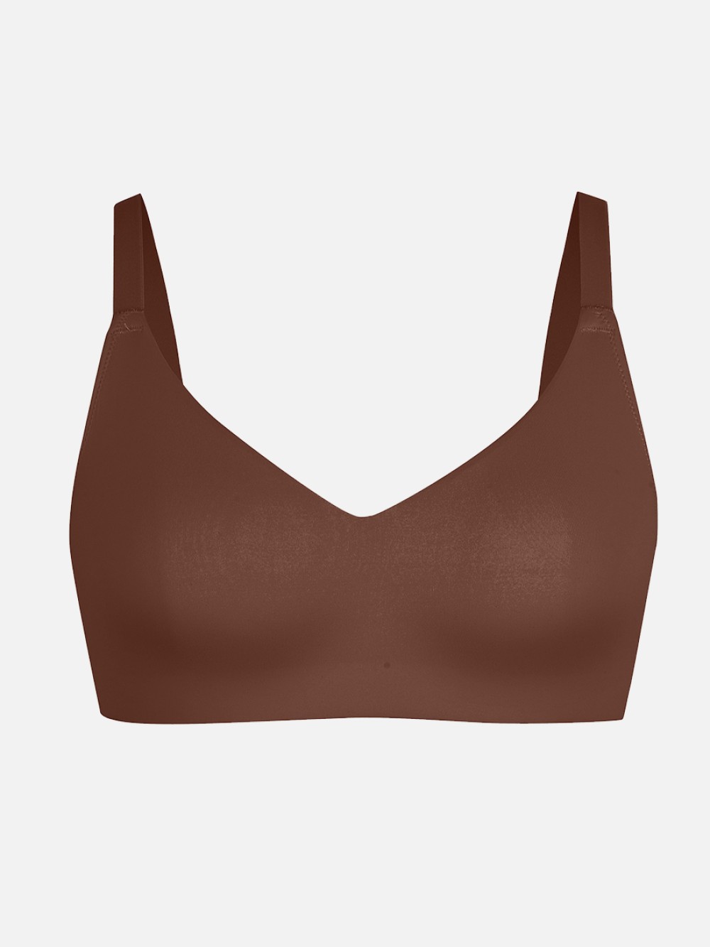 Wholesale Seamless Comfort Underarm Smoothing V-Neck Bralette with Adjustable Straps