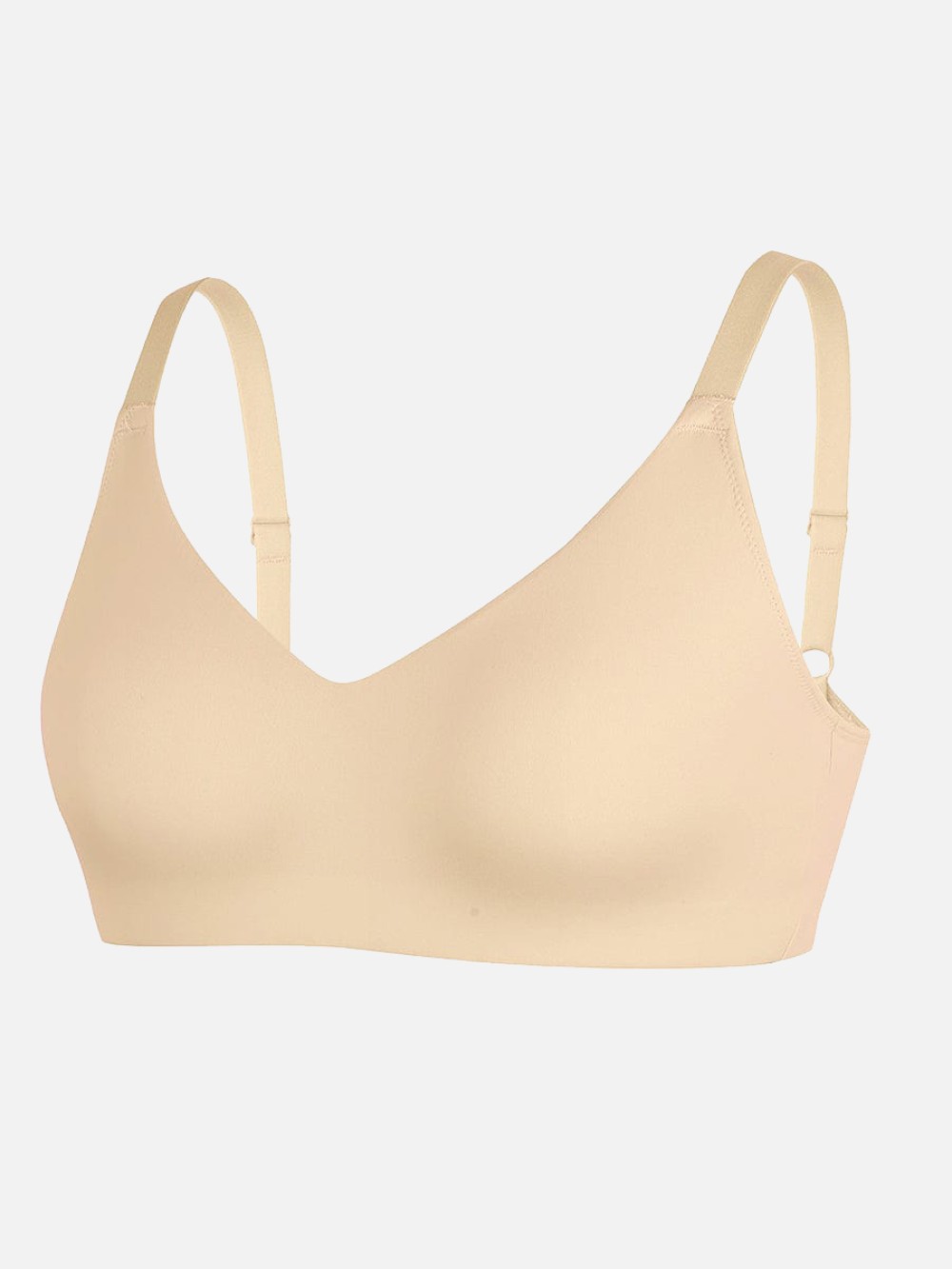 Wholesale Seamless Underarm Smoothing V-Neck Bralette with Adjustable Straps