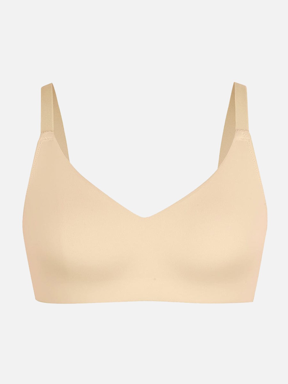 Wholesale Seamless Underarm Smoothing V-Neck Bralette with Adjustable Straps