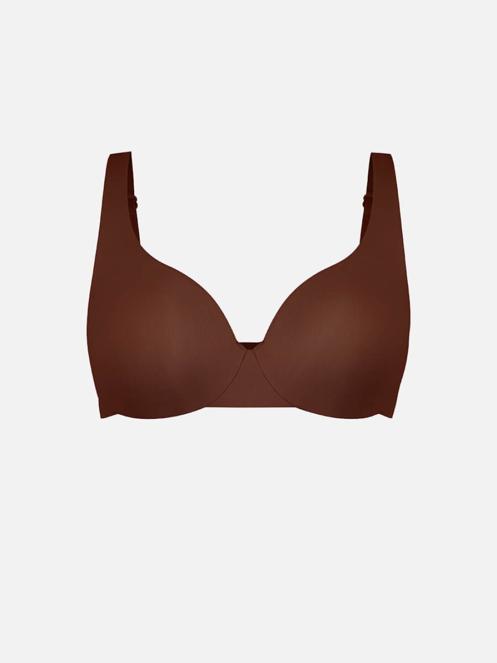Fashion Unpadded Underwired Deep V-Neck Side Support Bra