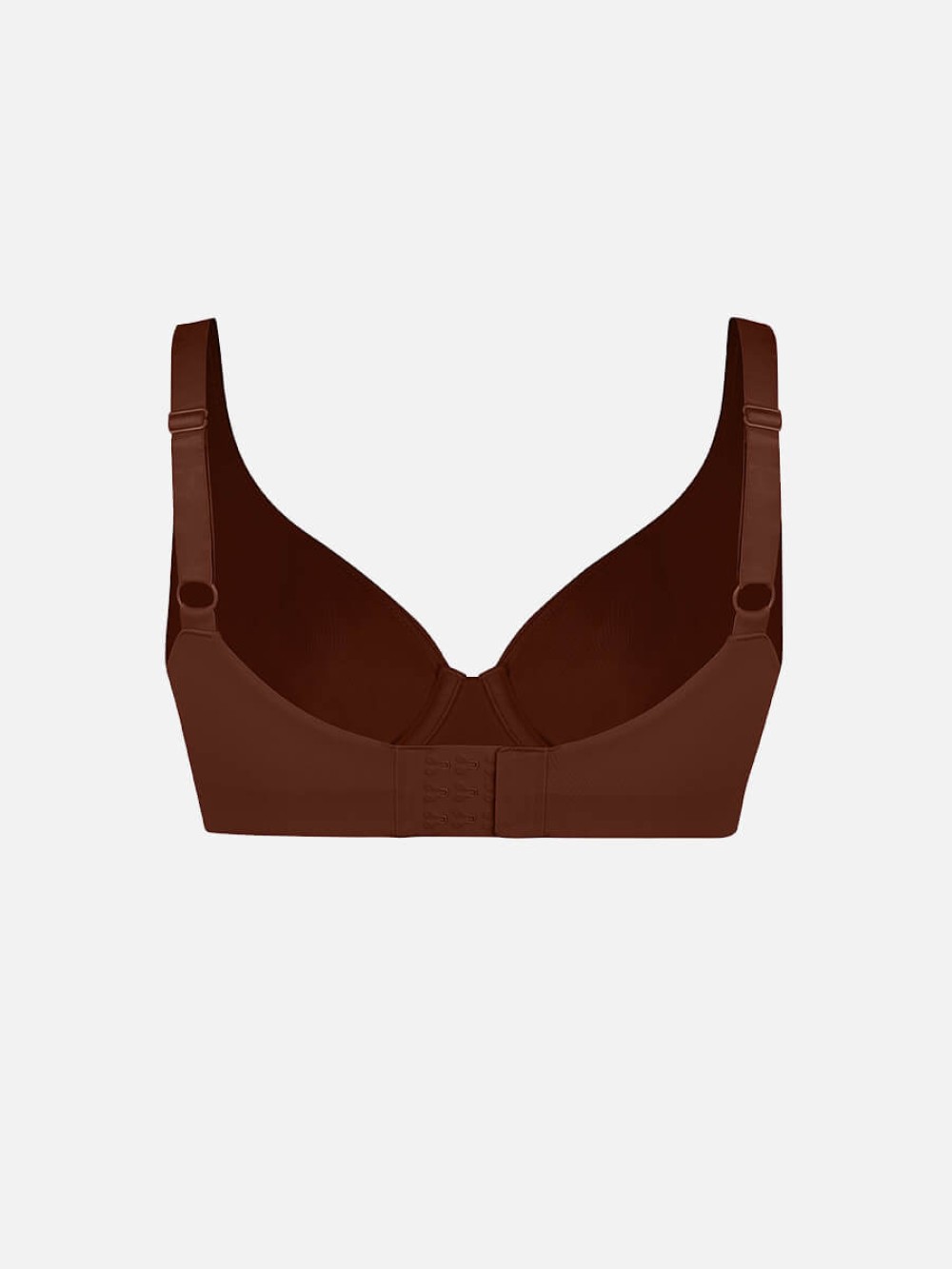 Fashion Unpadded Underwired Deep V-Neck Side Support Bra