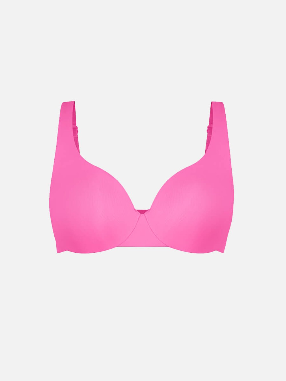 Deep V-Neck Unpadded Underwired Side Support Bra