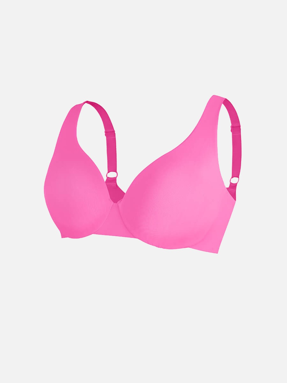 Deep V-Neck Unpadded Underwired Side Support Bra