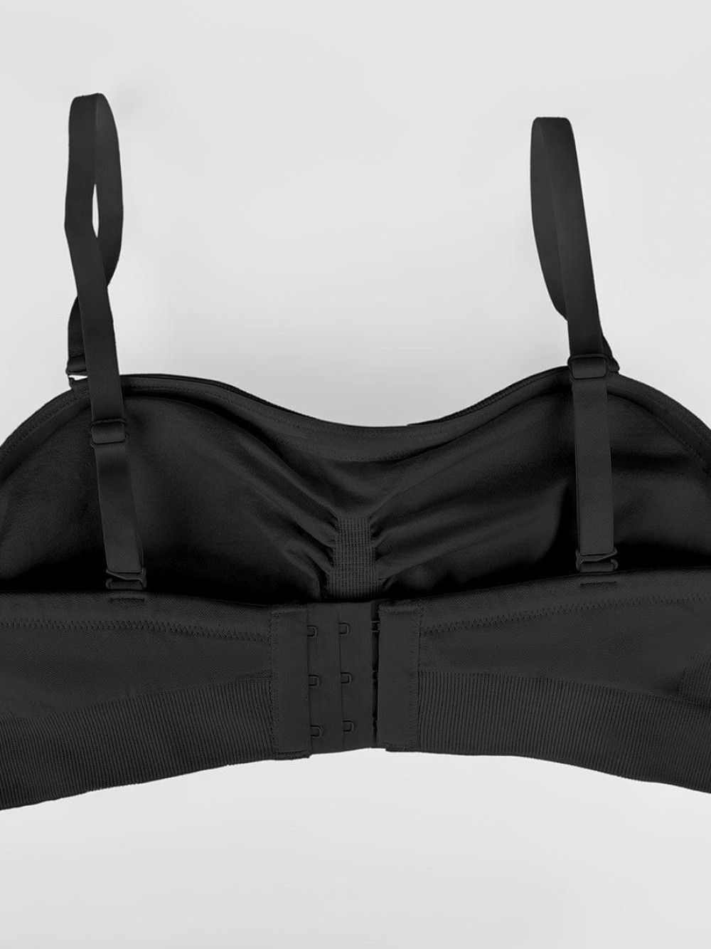 Strapless Seamless Lift Bra with Soft Comfort & Adjustable 3-Row Hooks