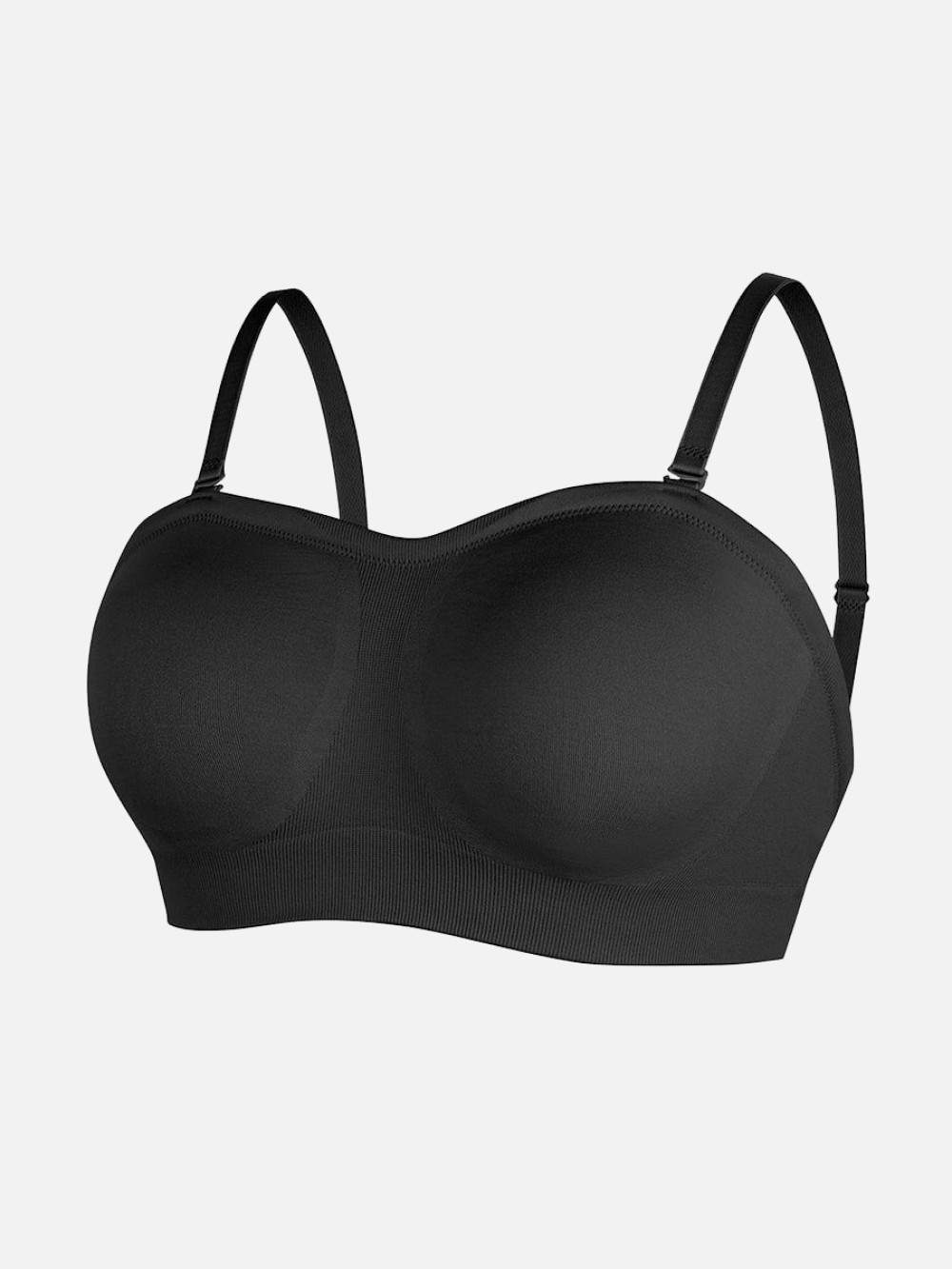 Strapless Seamless Lift Bra with Soft Comfort & Adjustable 3-Row Hooks
