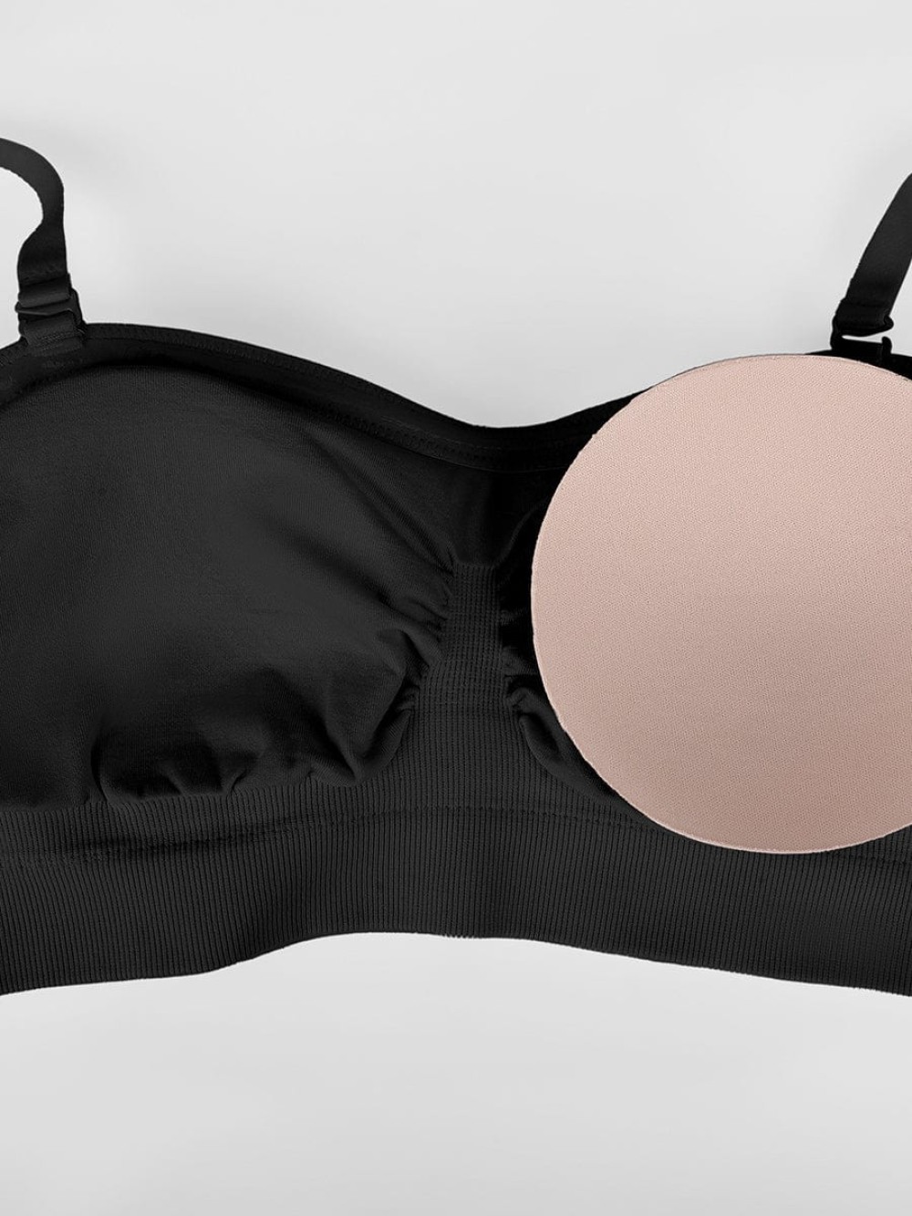 Strapless Seamless Lift Bra with Soft Comfort & Adjustable 3-Row Hooks