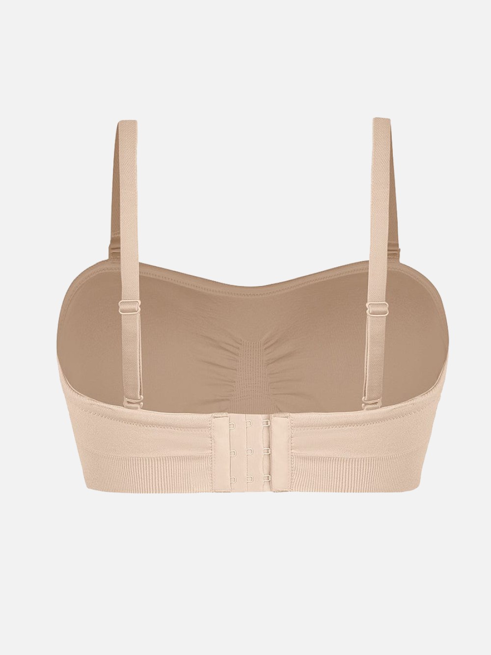 Strapless Seamless Lift Bra with Adjustable 3-Row Hooks