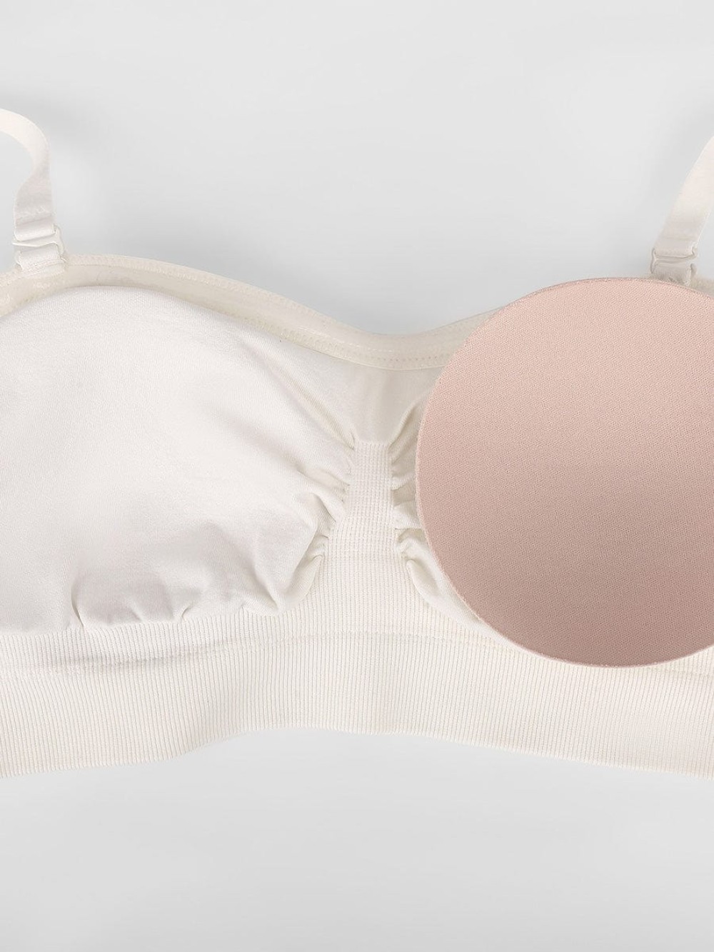 Seamless  Strapless Lift Bra with Soft Comfort & Adjustable 3-Row Hooks