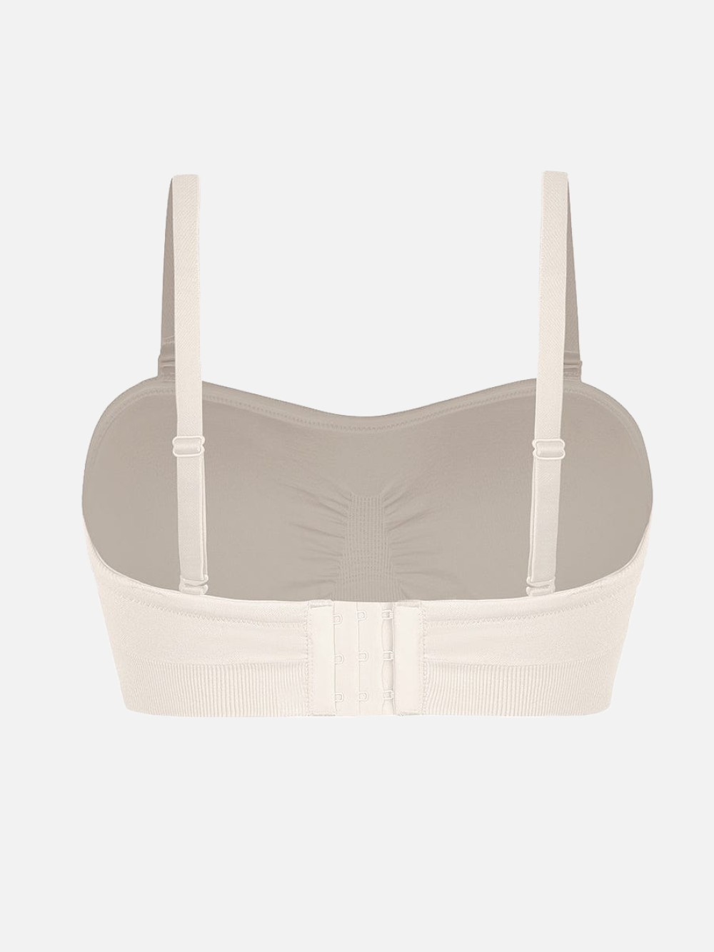 Seamless  Strapless Lift Bra with Soft Comfort & Adjustable 3-Row Hooks