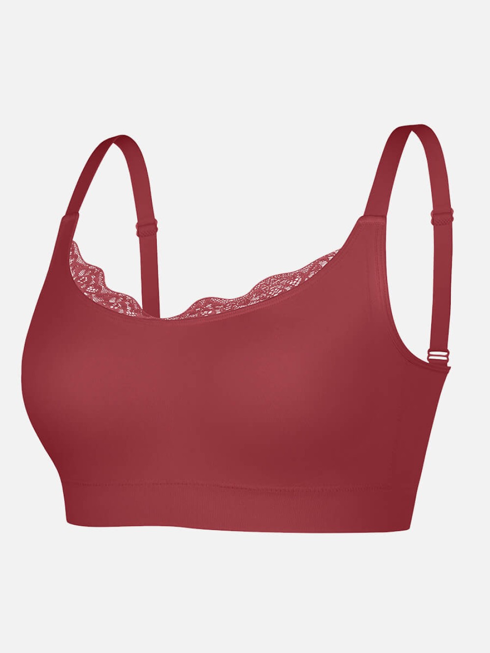 Comfortable Everyday Seamless Scoop Smooth Back Fat Bralettes Bras