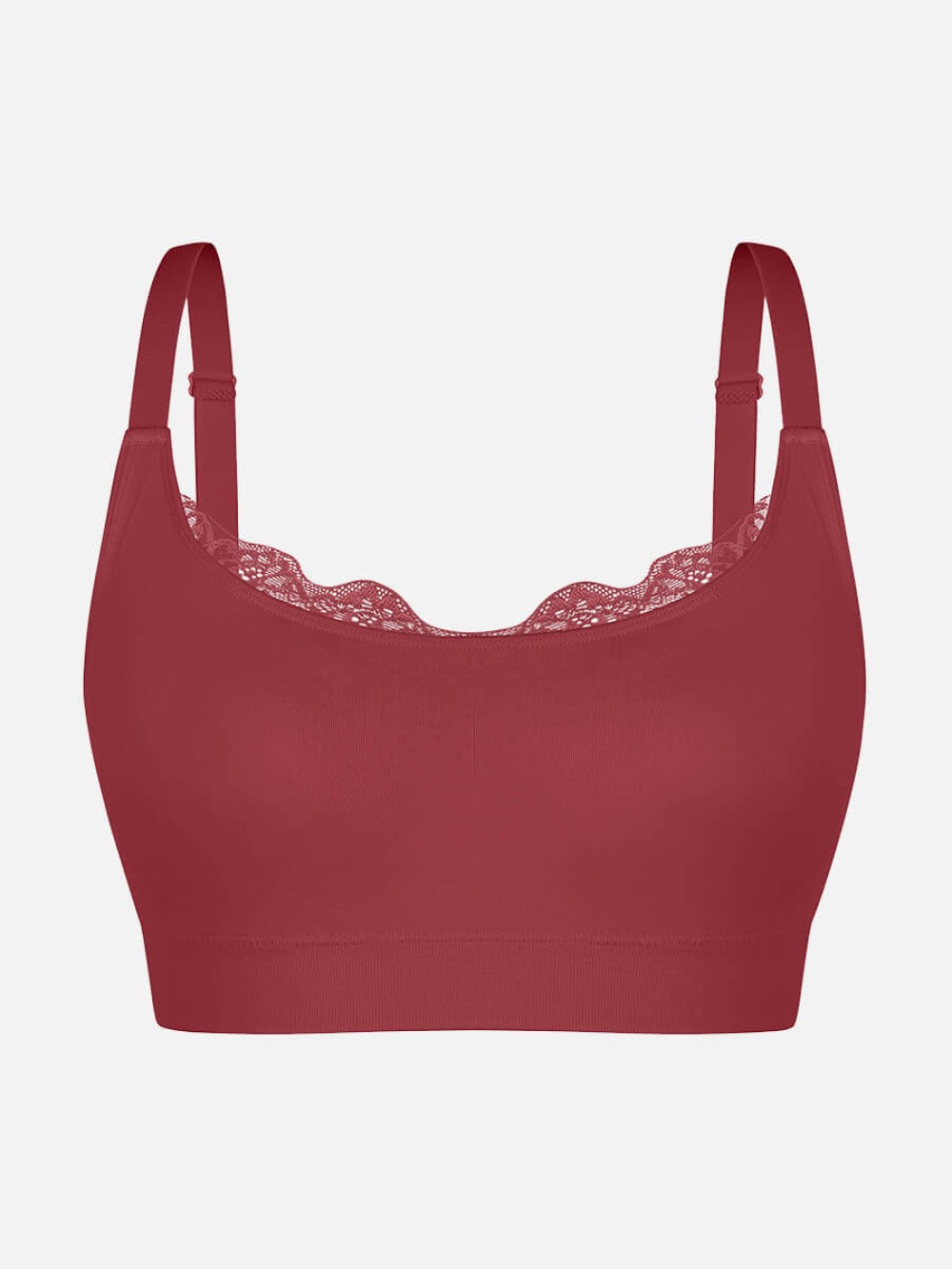 Comfortable Everyday Seamless Scoop Smooth Back Fat Bralettes Bras
