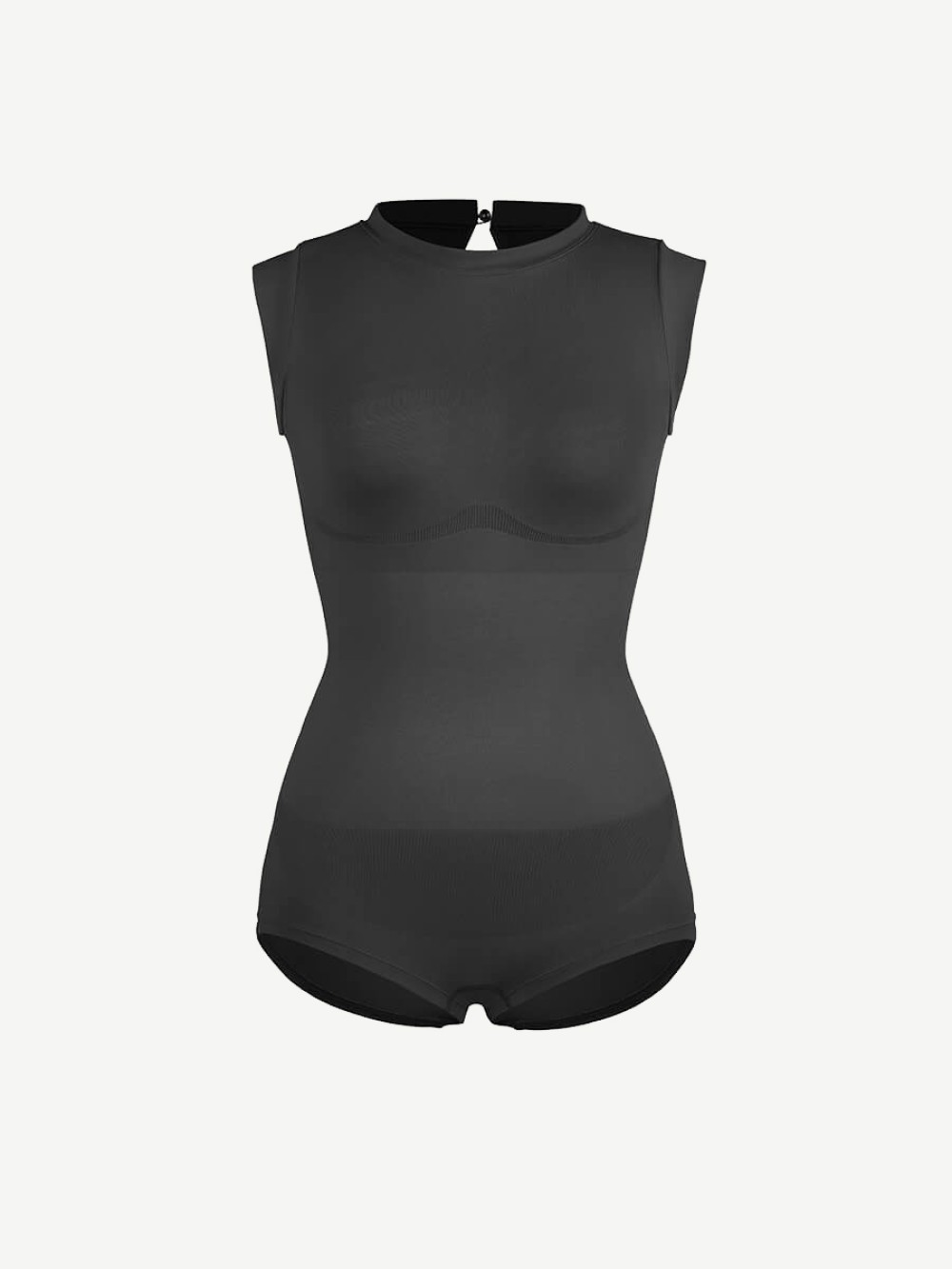 Seamless Cap Sleeve Waist and Abdomen Shaping Shapewear Bodysuit