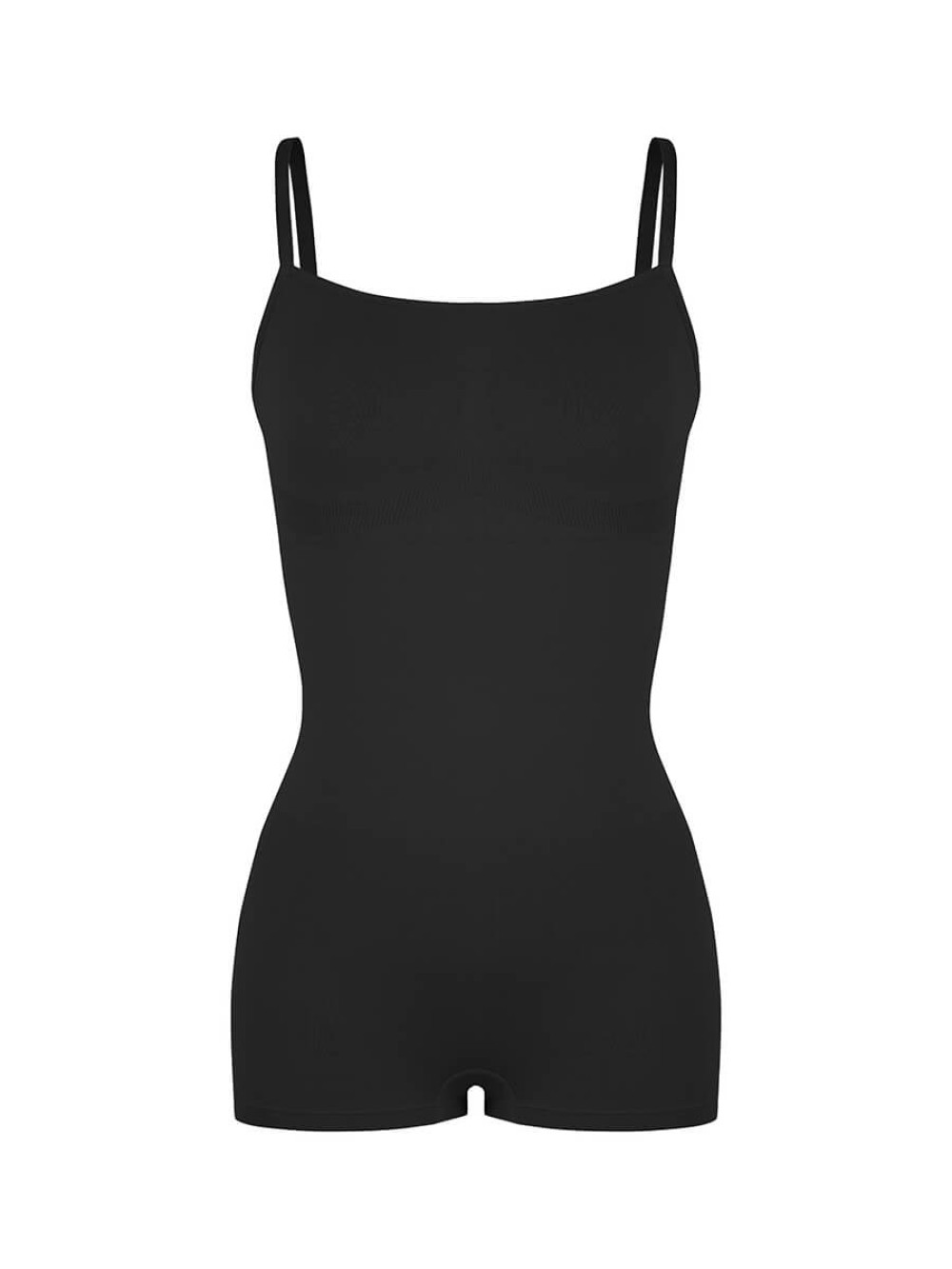 Seamless Waist and Abdomen Shaping Shapewear Bodysuit with Adjustable Straps