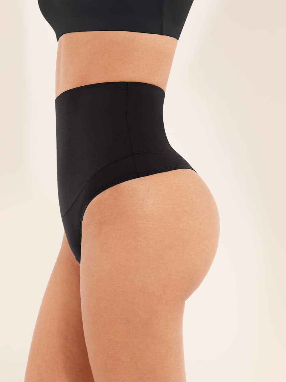 Wholesale Traceless High Waist Tummy Control Thong Shapewear Panties