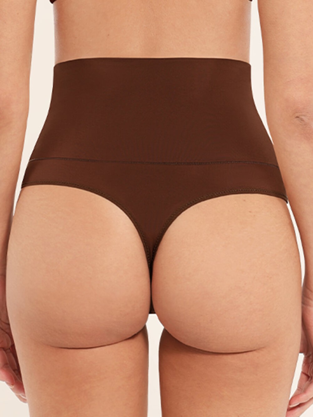 High Waist Traceless Tummy Control Thong Shapewear Panties