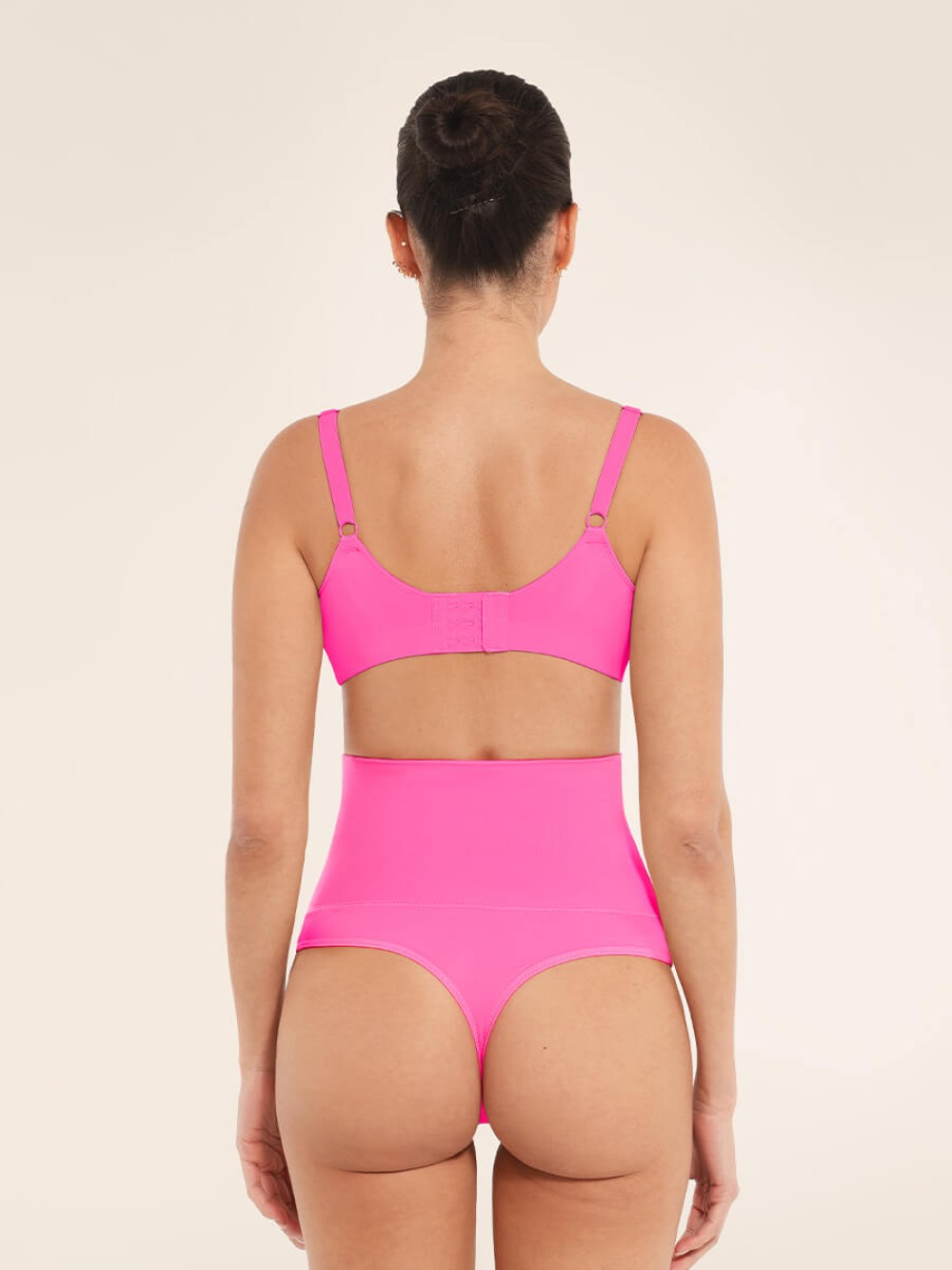 Traceless High Waist Tummy Control Thong Shapewear Panties