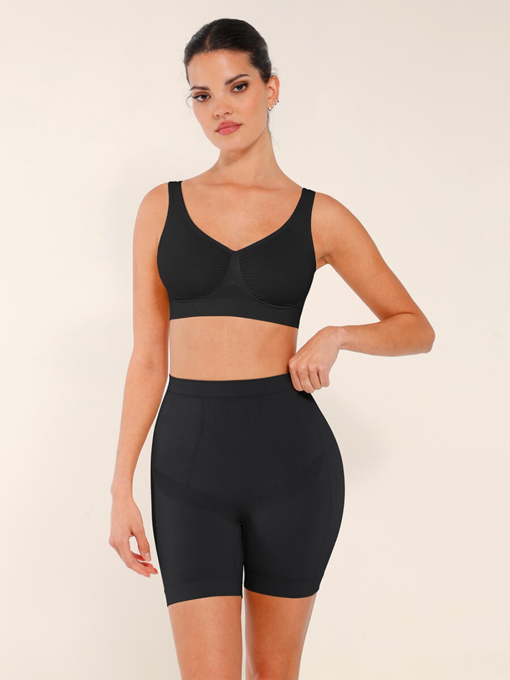 Seamless Slimming Mid-Waist Tummy Control Boyshorts Panties