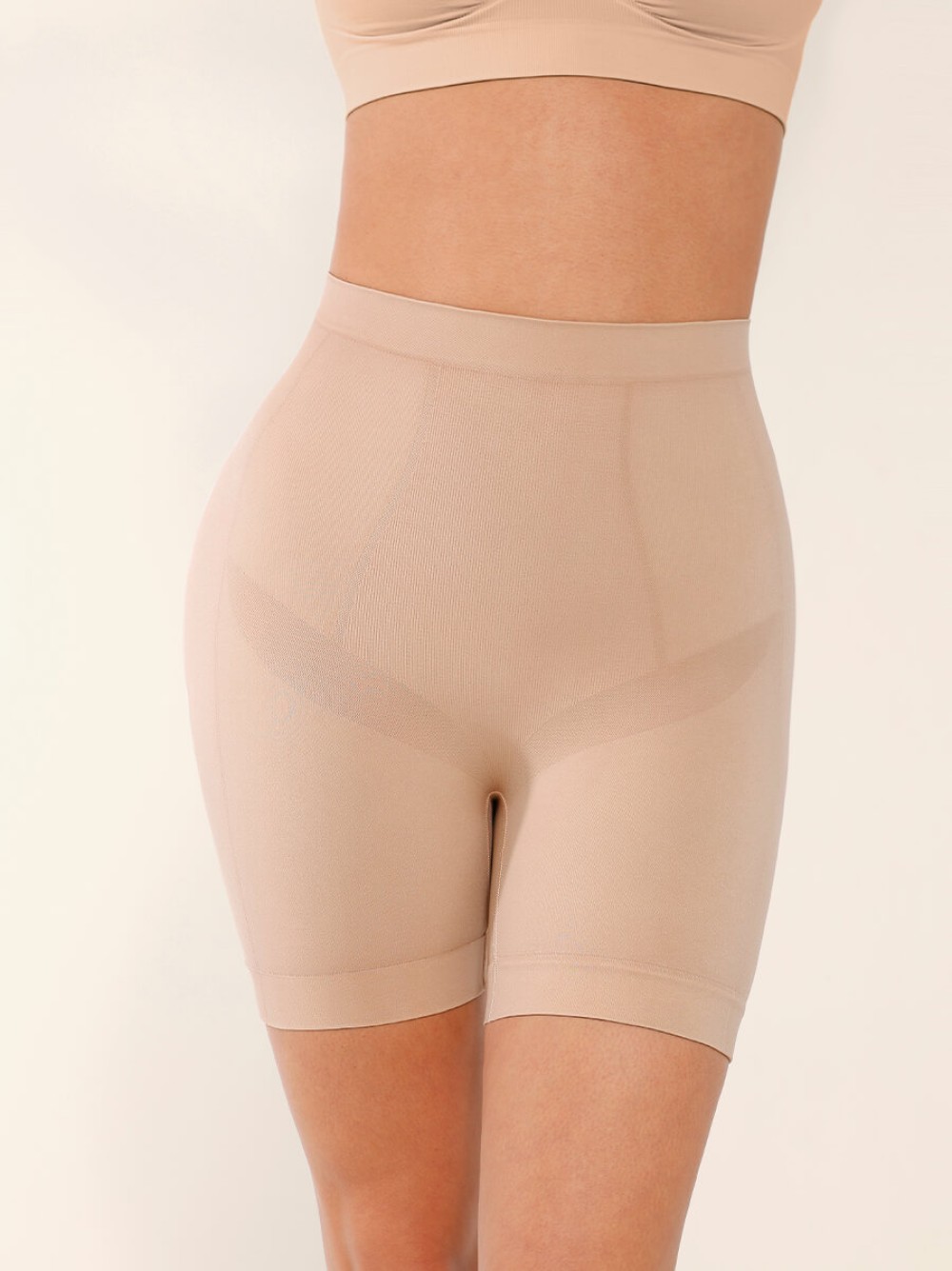 Fashion Seamless Slimming Mid-Waist Tummy Control Boyshorts Panties