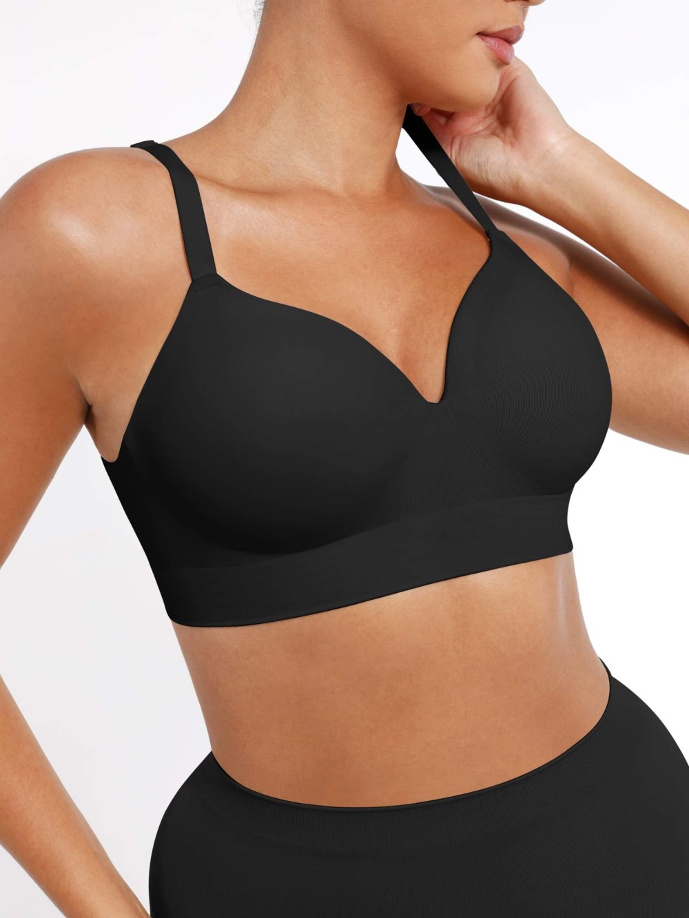 Wireless Seamless Wireless Bust Support Shapewear Bra